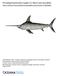 Providing Domestically Caught U.S. West Coast Swordfish: How to Achieve Environmental Sustainability and Economic Profitability