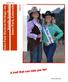 March 31, Royalty Handbook. Estes Park, Colorado. Estes Park Western Heritage. Inc. Photos by Mark Purdy
