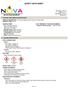 SAFETY DATA SHEET. MANUFACTURER 24 HR. EMERGENCY TELEPHONE NUMBERS Nova Pressroom Products