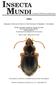 INSECTA MUNDIA Journal of World Insect Systematics