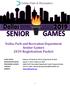 Dallas Park and Recreation Department Senior Games 2019 Registration Packet
