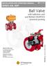 Ball Valve with ball/stem unit and Richter ENVIPACK universal packing