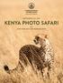 SEPTEMBER 7-21, 2019 KENYA PHOTO SAFARI. with JOHN GERLACH AND BARBARA EDDY