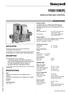VK8515M(R) MODULATING GAS CONTROL APPLICATION DESCRIPTION SPECIFICATIONS INSTRUCTION SHEET. Electrical data