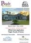 Official Entry Application Flagler Parade of Homes
