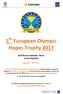 5 th European Olympic Hopes Trophy 2017