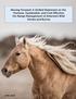 Moving Forward: A Unified Statement on the Humane, Sustainable, and Cost-Effective On-Range Management of America's Wild Horses and Burros