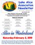Lake Alice Association Newsletter