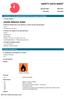 SAFETY DATA SHEET. smoke detector tester. Revision date: 26/01/2011. Print date: 18/12/2012