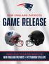 REGULAR SEASON WEEK 15 NEW ENGLAND PATRIOTS at Pittsburgh steelers. Table of contents