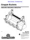 Grapple Buckets GB(E)2590, GB(E)2596 & GB(E) P Parts Manual. Copyright 2018 Printed 07/11/18