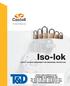 Iso-lok SAFETY LOCKOUT EQUIPMENT FOR PERSONNEL PROTECTION