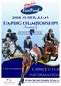 PRYDE S EASIFEED AUSTRALIAN JUMPING CHAMPIONSHIP- Competitor information