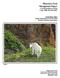 Mountain Goat. Management Report. Carole HealY. Editor Alaska Department of Fish and Game Division of Wildlife Conservation