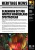 HERITAGE NEWS. BLAENAVON WORLD HERITAGE SITE NEWSLETTER ISSUE 15 - Winter 2012 BLAENAVON SET FOR WINTER WONDERLAND SPECTACULAR