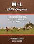 COMPLETE SIMMENTAL & PUREBRED CHAROLAIS DISPERSAL. October 8, Indian River, ON