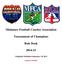 Miniature Football Coaches Association. Tournament of Champions. Rule Book