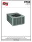 UPNE. Heat Pumps. Parts List 19-July-2011