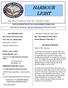 OFFICIAL NEWSLETTER OF THE VILLAGE HARBOR FISHING CLUB