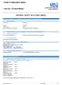 PANDY S REAGENT MSDS. CAS No: MSDS MATERIAL SAFETY DATA SHEET (MSDS)