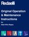 Original Operation & Maintenance Instructions. for Steel Wire Ropes