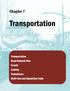 Chapter 7. Transportation. Transportation Road Network Plan Transit Cyclists Pedestrians Multi-Use and Equestrian Trails
