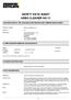 SAFETY DATA SHEET ARBO CLEANER NO 13