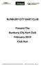 BUNBURY CITY KART CLUB. Present The Bunbury City Kart Club February 2019 Club Run