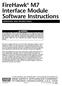 FireHawk M7 Interface Module Software Instructions OPERATION AND INSTRUCTIONS