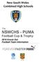The NSWCHS - PUMA Football Cup & Trophy Knock Out Football Team Information. Est. 1889