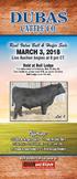 Welcome to our second annual bull sale! First off we