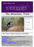 The Mountain Trail. Official Newsletter of Team Mount Beauty. The Team Mount Beauty Committee