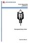 Product Manual (Revision C) Original Instructions. Overspeed Dump Valve. Operation Manual