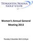 Women s Annual General Meeting 2013
