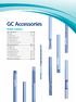 GC Accessories Inlet Liners Sky Inlet Liners Other Deactivations Inlet Liner Accessories