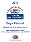 Boys Festival. Saturday, May 6th to Sunday, May 7th. New England Sports Center 121 Donald Lynch Blvd, Marlborough, MA