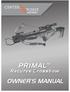 Recurve Crossbow OWNER S MANUAL