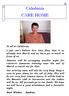 Caledonia CARE HOME. A letter from the Home Manager