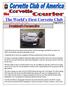 The World s First Corvette Club The President s Corner - Jim Parisi