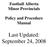 Football Alberta Minor Provincials. Policy and Procedure Manual