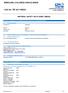 MERCURIC CHLORIDE AR/ACS MSDS. CAS No: MSDS MATERIAL SAFETY DATA SHEET (MSDS)