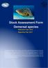 Stock Assessment Form Demersal species Reference Year: 2016 Reporting Year: 2017