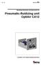 Pneumatic-fluidizing unit OptiAir CA12