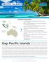 Gap Pacific Islands PROGRAM HIGHLIGHTS