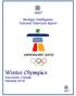 Strategic Intelligence National Television Report. Winter Olympics