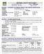 MATERIAL SAFETY DATA SHEET BRS AUSTRALIA PTY LTD Product FLEETWASH Date of Issue: NOV 2010 Page 1 of Total 6