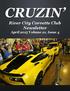 CRUZIN River City Corvette Club Newsletter April 2015 Volume 21, Issue 4