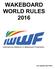 WAKEBOARD WORLD RULES 2016