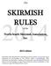 The SKIRMISH RULES. of the. North-South Skirmish Association, Inc edition
