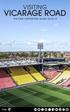 VISITING VICARAGE ROAD VISITING SUPPORTERS GUIDE 2018/19
